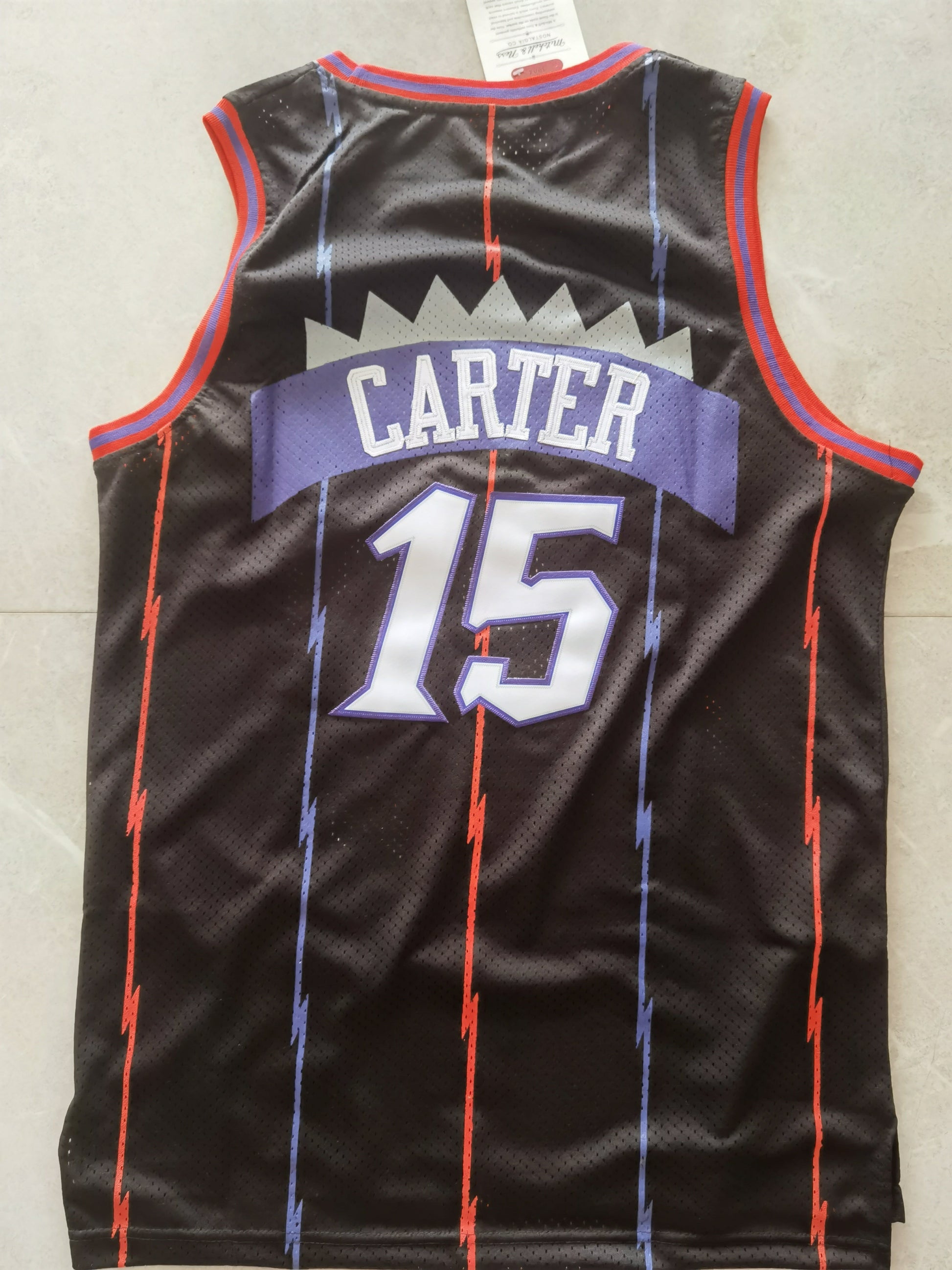 Toronto Raptors #15 Vince Carter Raptors 15 # Black Big Dragon Classic Retro Limited Edition Jersey Style 1 basketball jersey product view 1
