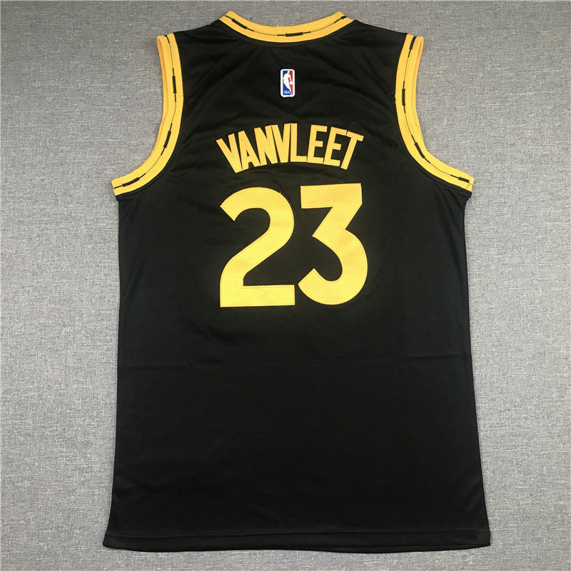 Toronto Raptors #23 Fred VanVleet Raptors 23 New Black City Edition Style 1 Basketball Jersey basketball jersey product view 1