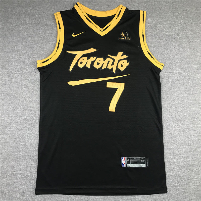 Toronto Raptors #7 Kyle Lowry 21 Raptors 7 New Black City Edition Style 2 Basketball Jersey basketball jersey product view 1