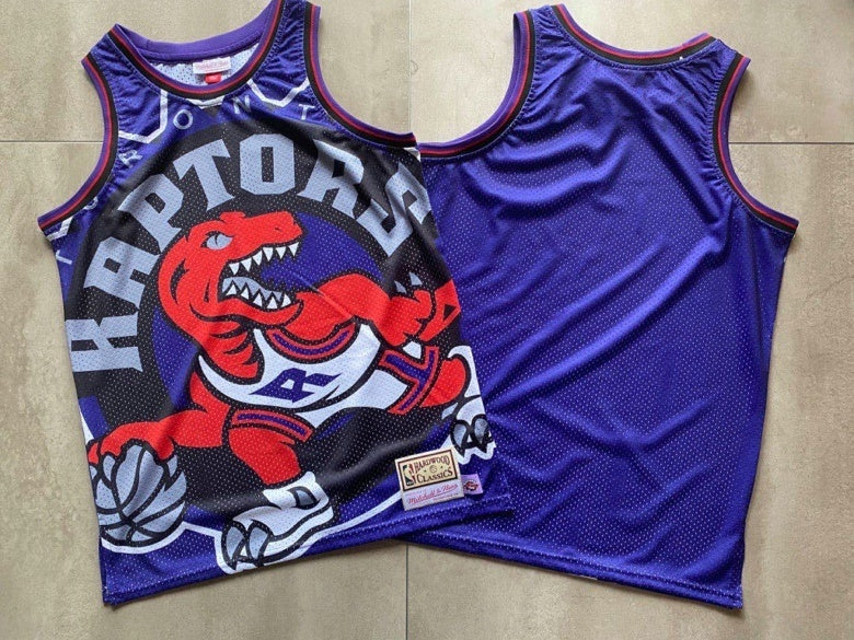 Toronto Raptors mitchell&ness big face Raptors Size Basketball Jersey basketball jersey product view 1
