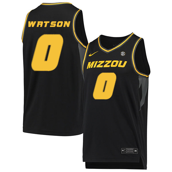 Torrence Watson 0 Black College Football Jersey football jersey product view 1