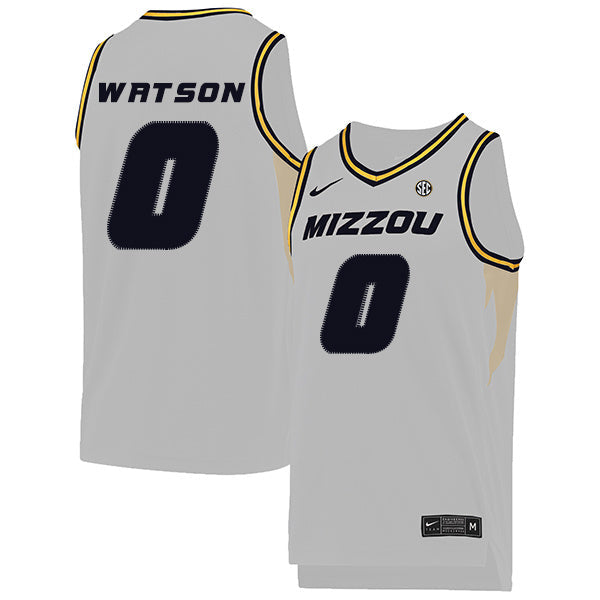 Torrence Watson 0 White College Football Jersey football jersey product view 1