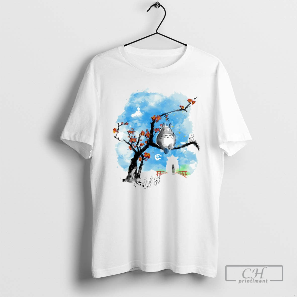 Totoro Japan Pop Overload T Shirts Unisex T-shirt, Sweatshirt, Hoodie, Long Sleeve Tee - T-Shirt, Sweatshirt, Hoodie