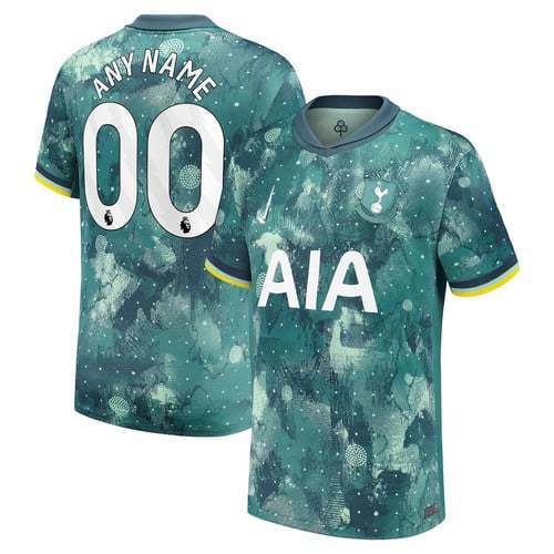 Tottenham Hotspur 202425 Third Men Custom Jersey - Green Soccer Jersey sports jersey product view 1