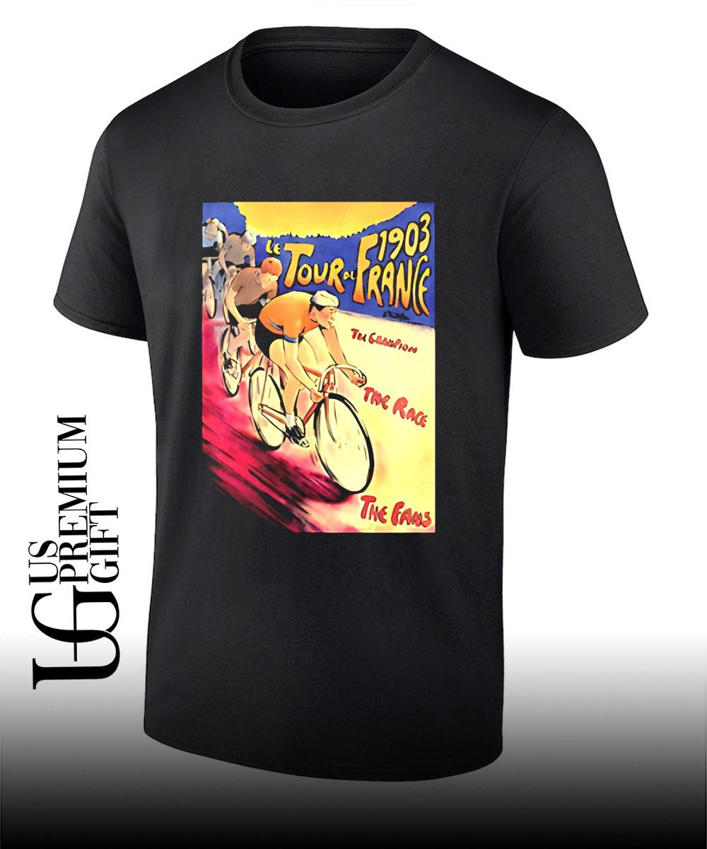 Tour De France 1903 Tour Poster shirt Unisex T-shirt, Sweatshirt, Hoodie, Long Sleeve Tee - T-Shirt, Sweatshirt, Hoodie