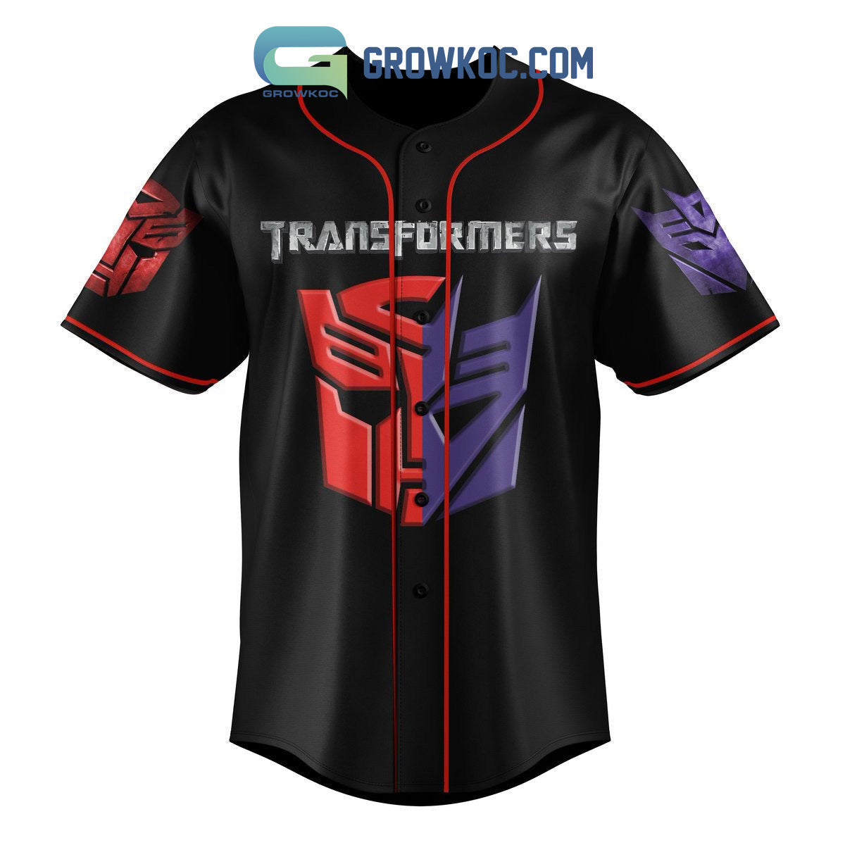 Transformers Autobot The Heroes Personalized Baseball Jersey baseball jersey product view 3