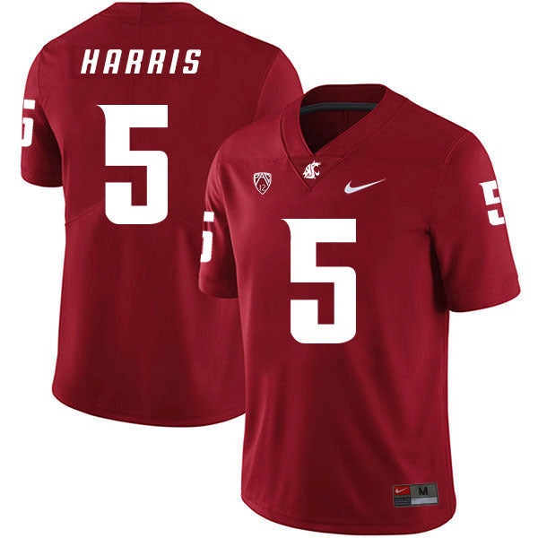 Travell Harris 5 Red College Football Jersey football jersey product view 1