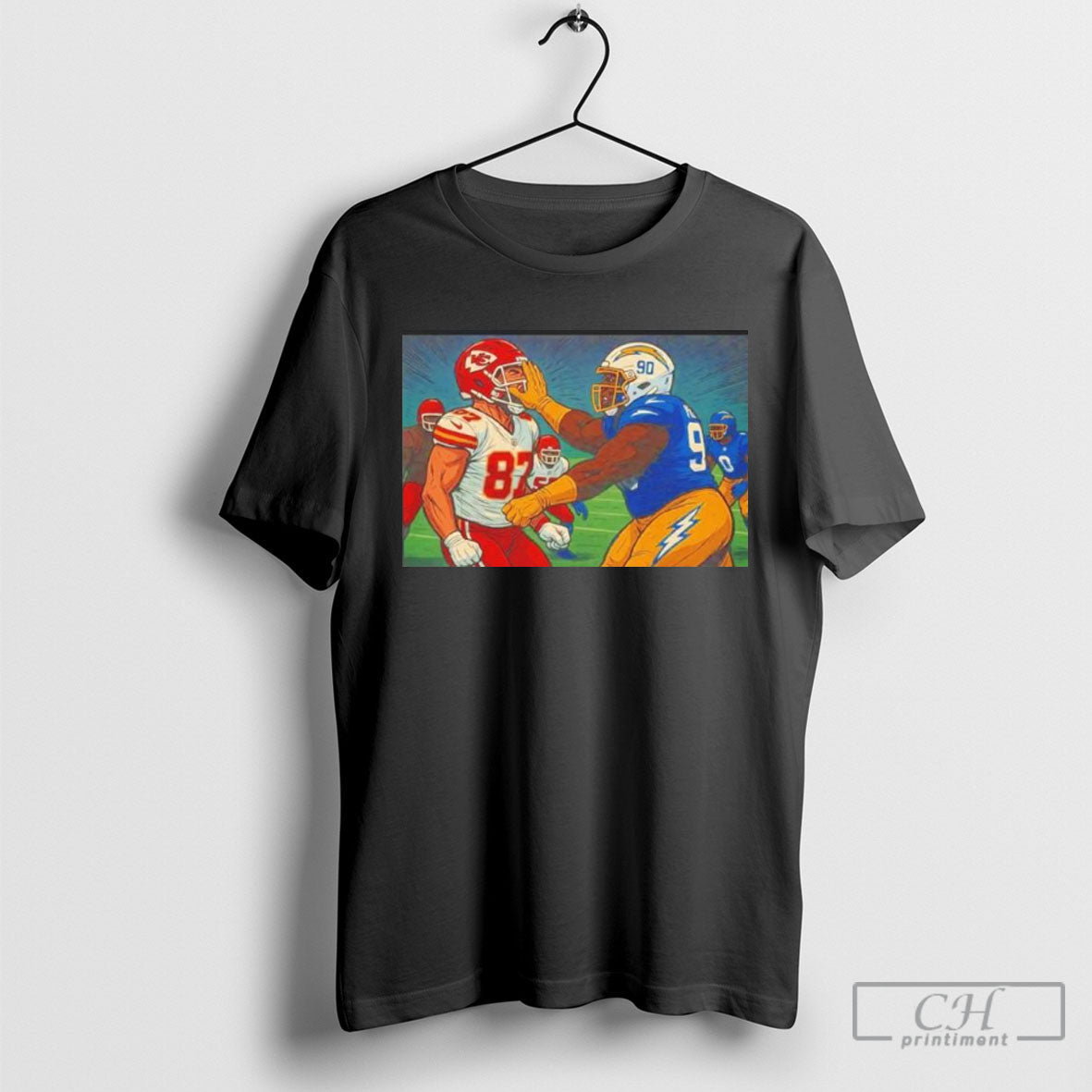 Travis Kelce Smacked By Teair Tart Unisex T-shirt, Sweatshirt, Hoodie, Long Sleeve Tee - T-Shirt, Sweatshirt, Hoodie