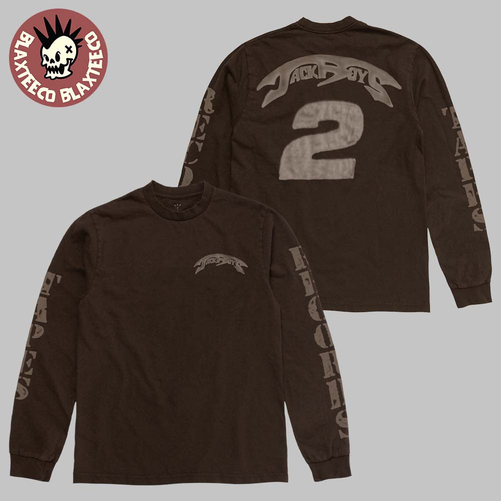 Travis Scott Jackboys 2 Merch Logo Tapes Records Longsleeve T-Shirt Unisex T-shirt, Sweatshirt, Hoodie, Long Sleeve Tee - T-Shirt, Sweatshirt, Hoodie