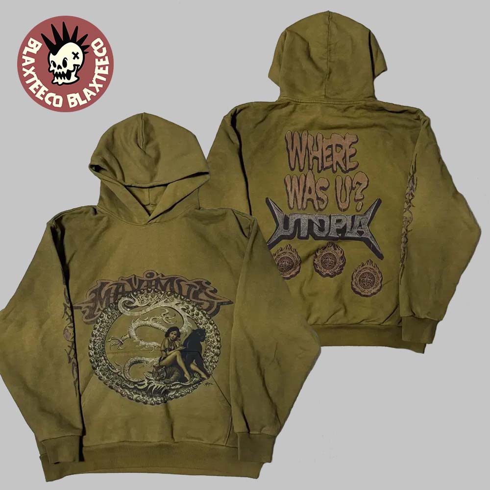 Travis Scott Live In Asia Circus Maximus Tour 2025 Merch Where Was U Utopia Hoodie Unisex T-shirt, Sweatshirt, Hoodie, Long Sleeve Tee - T-Shirt, Sweatshirt, Hoodie