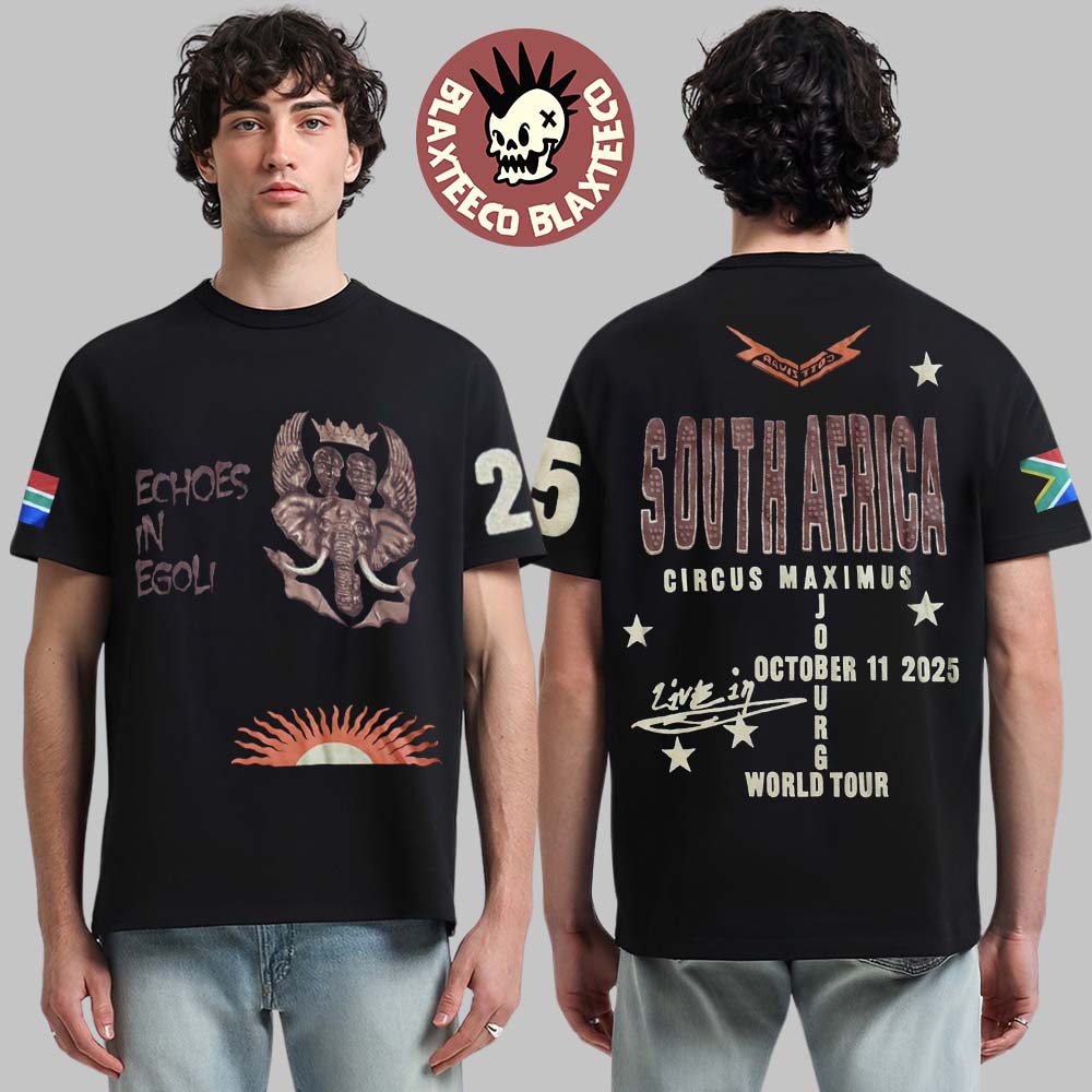 Travis Scott South Africa Circus Maximus World Tour 2025 Live In Joburg Merch Tee On October 11 2025 Echoes In Egoli T-Shirt - T-Shirt, Sweatshirt, Hoodie