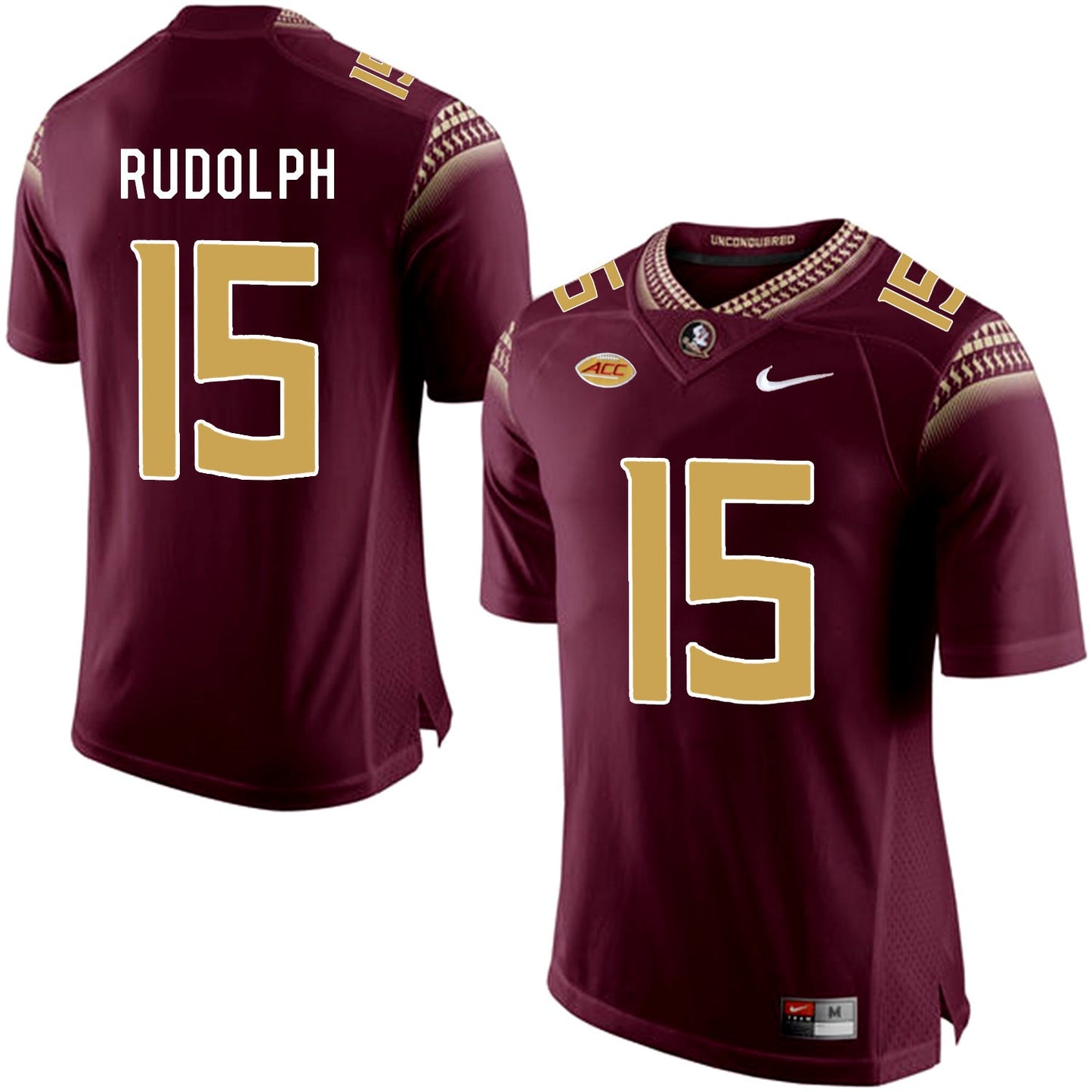 Travis Rudolph 15 Burgundy .jpg1 College Football Jersey football jersey product view 1