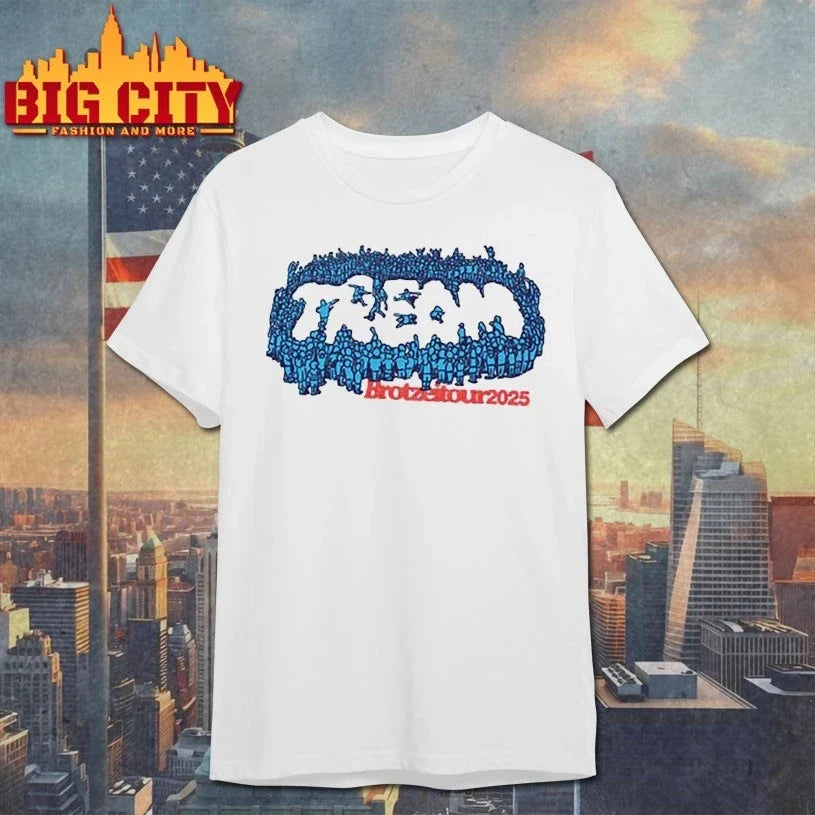 Tream Brotzei Tour 2025 Moshpit Concert shirt Unisex T-shirt, Sweatshirt, Hoodie, Long Sleeve Tee - T-Shirt, Sweatshirt, Hoodie