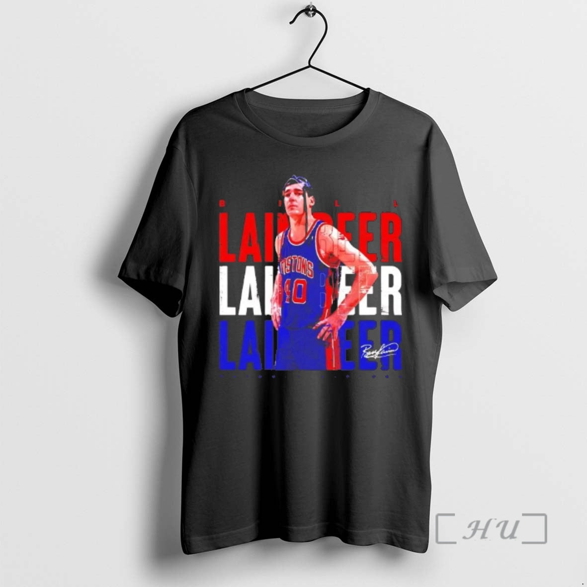 Trending Bill Laimbeer Portrait Detroit Pistons Signature - T-Shirt, Sweatshirt, Hoodie