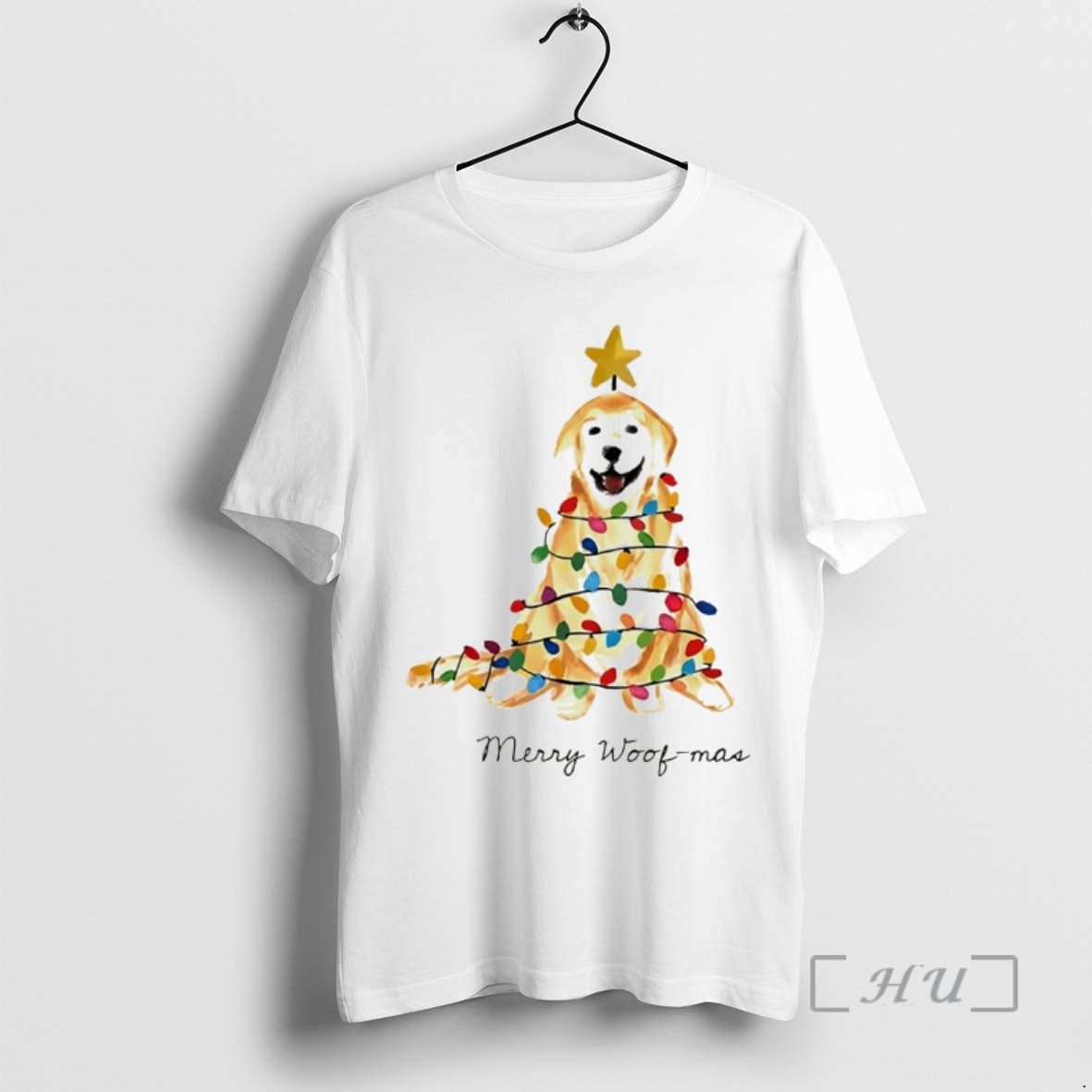 Trending Christmas Tree Dog Merry Woof Mas Merry Christmas - T-Shirt, Sweatshirt, Hoodie