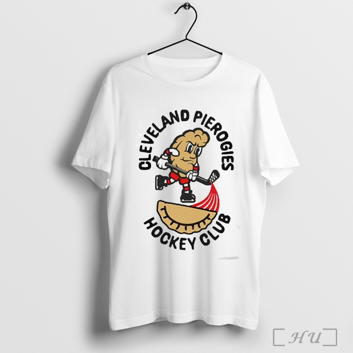 Trending Cleveland Pierogies Hockey Club Pucks Pierogies Weekend Hockey Jersey T Shirt hockey jersey product view 1