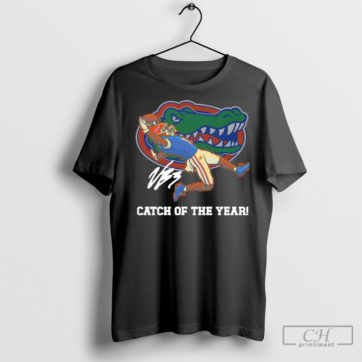 Trending Gators Catch Of The Year Vernell Brown Iii Signature Unisex T-shirt, Sweatshirt, Hoodie, Long Sleeve Tee - T-Shirt, Sweatshirt, Hoodie