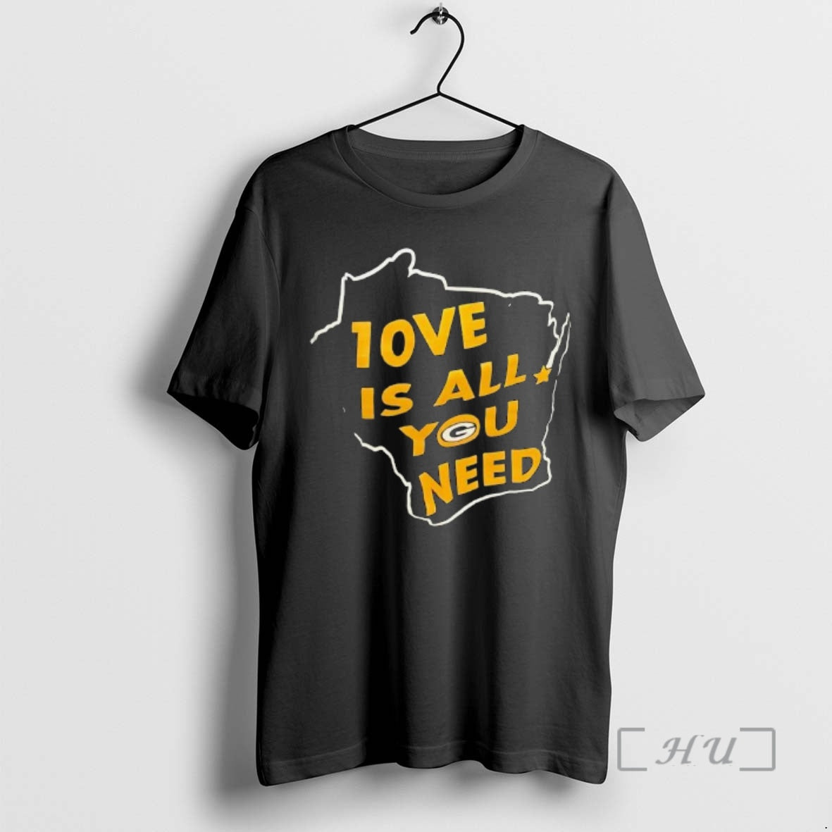 Trending Green Bay Packers Love Is All You Need - T-Shirt, Sweatshirt, Hoodie