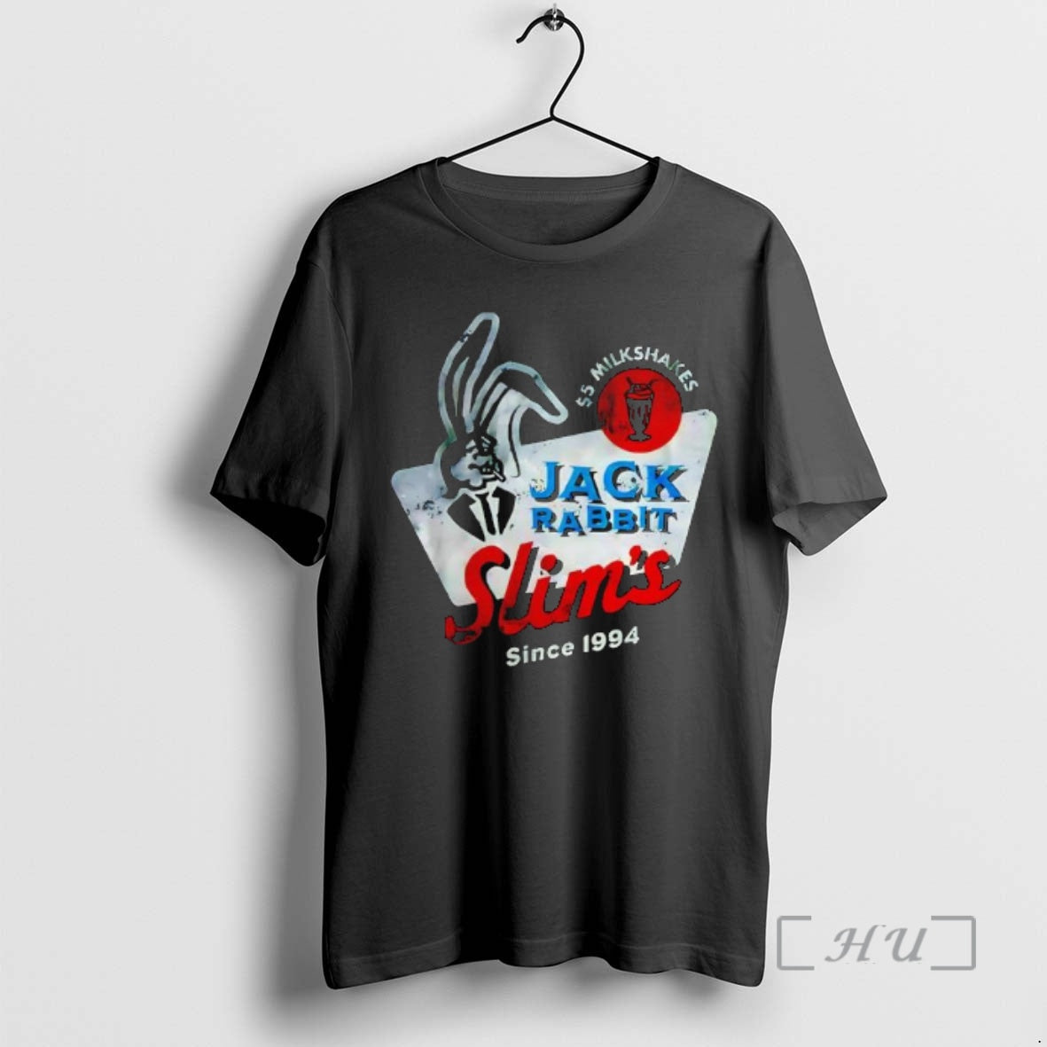 Trending Jack Rabbit Slims Pulp Fiction Milkshake Restaurant Since 1994 Graphic Premium T Shirts Sweater - T-Shirt, Sweatshirt, Hoodie