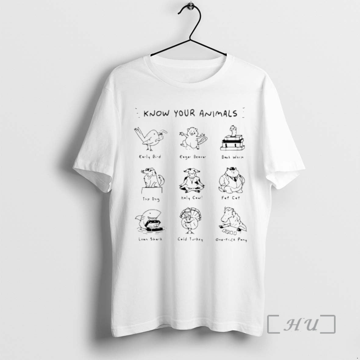Trending Know Your Animals Early Bird Eager Beaver Bookworm Top Dog Meme Premium T Shirts - T-Shirt, Sweatshirt, Hoodie