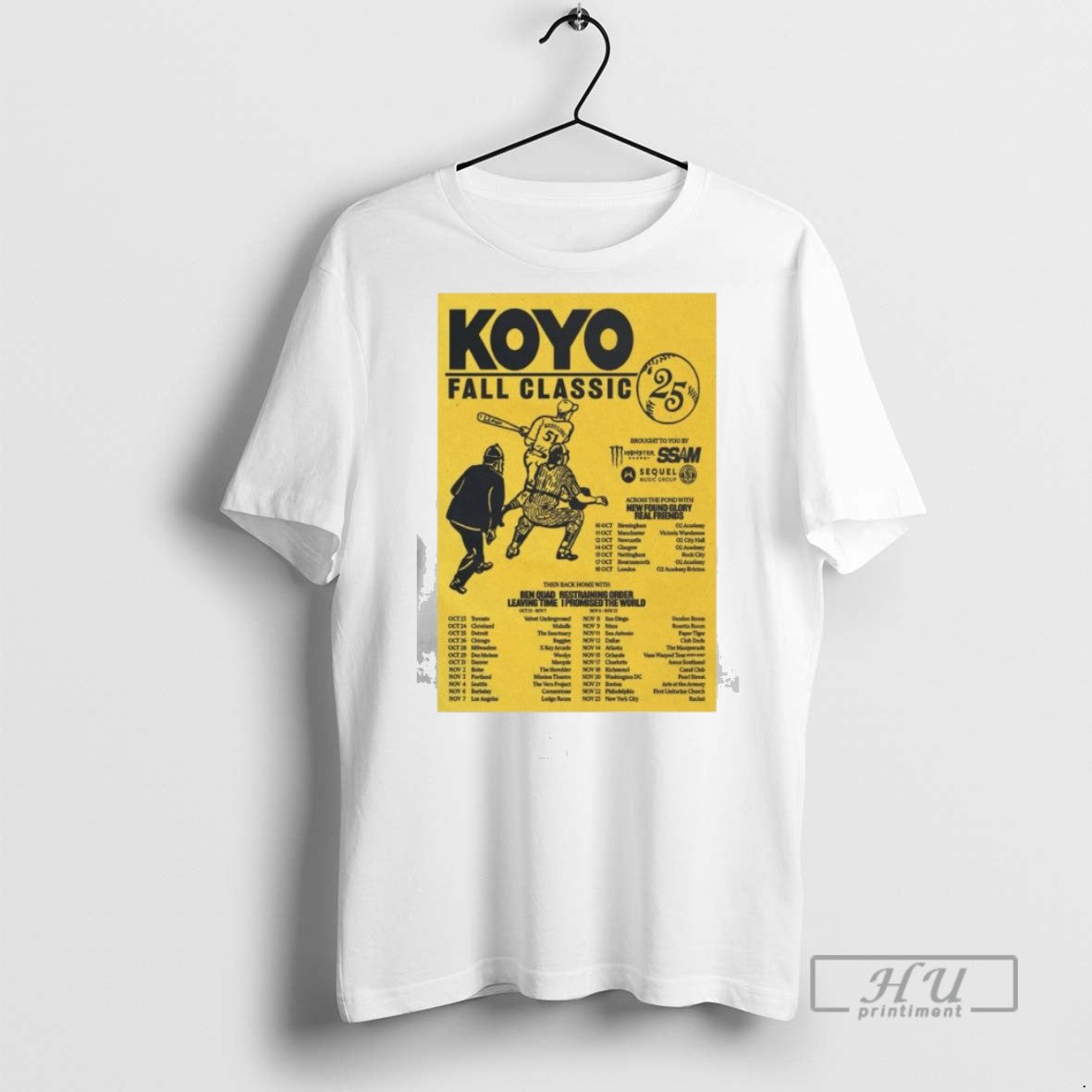 Trending Koyo Fall Classic Tour 2025 T Shirts Unisex T-shirt, Sweatshirt, Hoodie, Long Sleeve Tee - T-Shirt, Sweatshirt, Hoodie