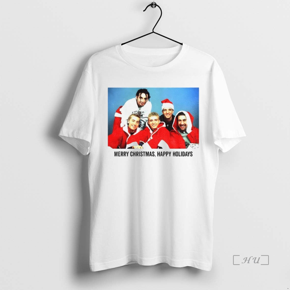 Trending Nsync Boy Band Merry Christmas Happy Holidays - T-Shirt, Sweatshirt, Hoodie