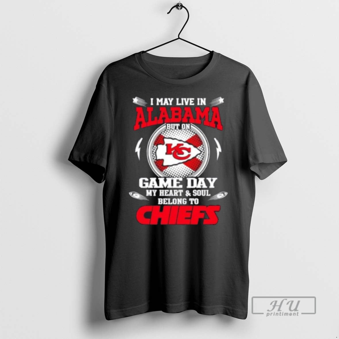 Trending Officials I May Live In Alabama But On Game Day My Heart And Soul Unisex T-shirt, Sweatshirt, Hoodie, Long Sleeve Tee - T-Shirt, Sweatshirt, Hoodie
