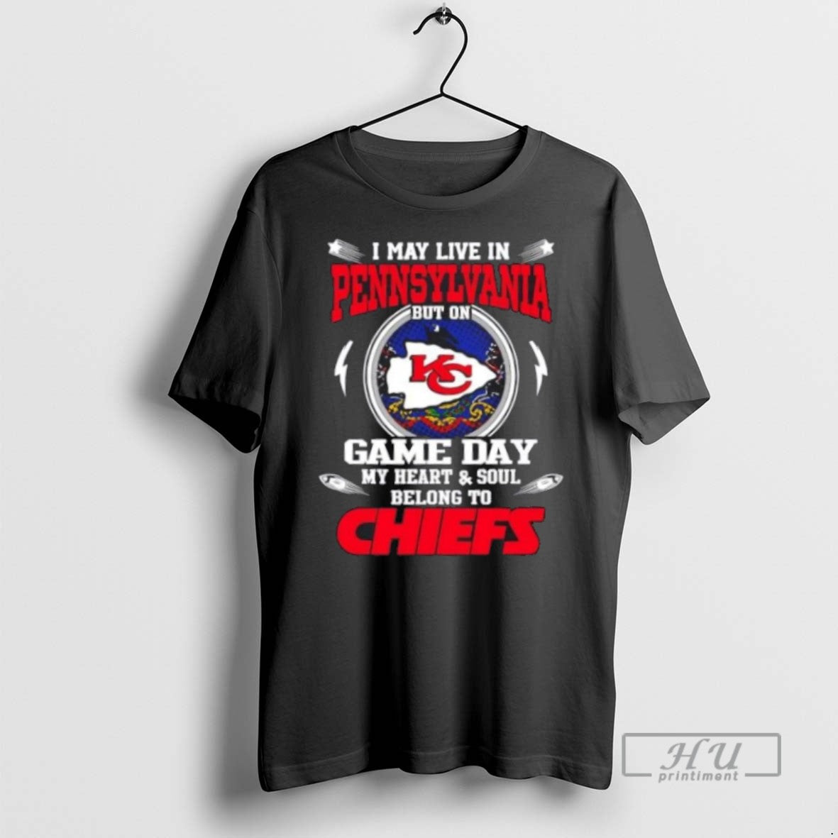 Trending Officials I May Live In Pennsylvania But On Game Day My Heart And Soul Unisex T-shirt, Sweatshirt, Hoodie, Long Sleeve Tee - T-Shirt, Sweatshirt, Hoodie