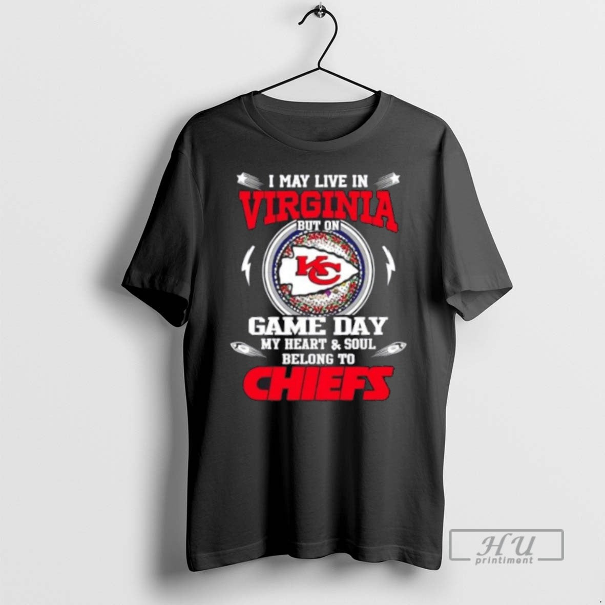Trending Officials I May Live In Virginia But On Game Day My Heart And Soul Unisex T-shirt, Sweatshirt, Hoodie, Long Sleeve Tee - T-Shirt, Sweatshirt, Hoodie