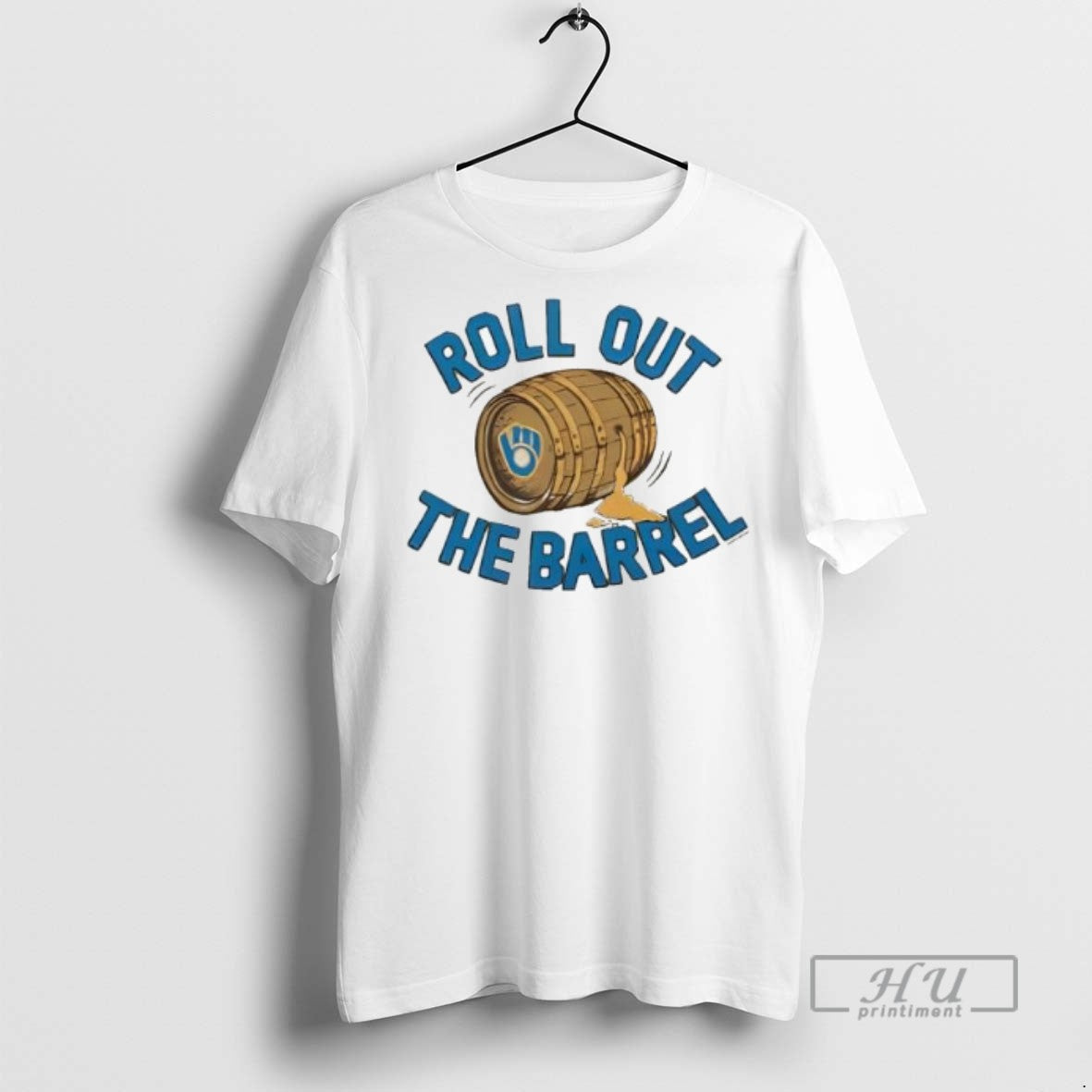 Trending Officials Milwaukee Brewers Gold Roll Out The Barrel T Shirt Unisex T-shirt, Sweatshirt, Hoodie, Long Sleeve Tee - T-Shirt, Sweatshirt, Hoodie