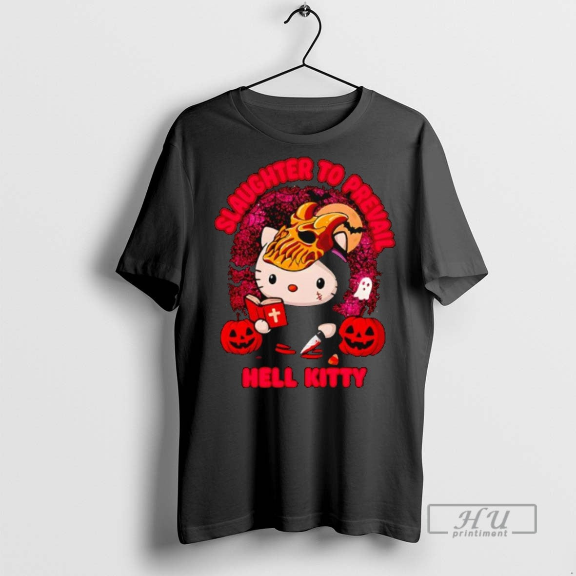Trending Officials Slaughter To Prevail Hell Kitty Halloween T Shirt Unisex T-shirt, Sweatshirt, Hoodie, Long Sleeve Tee - T-Shirt, Sweatshirt, Hoodie