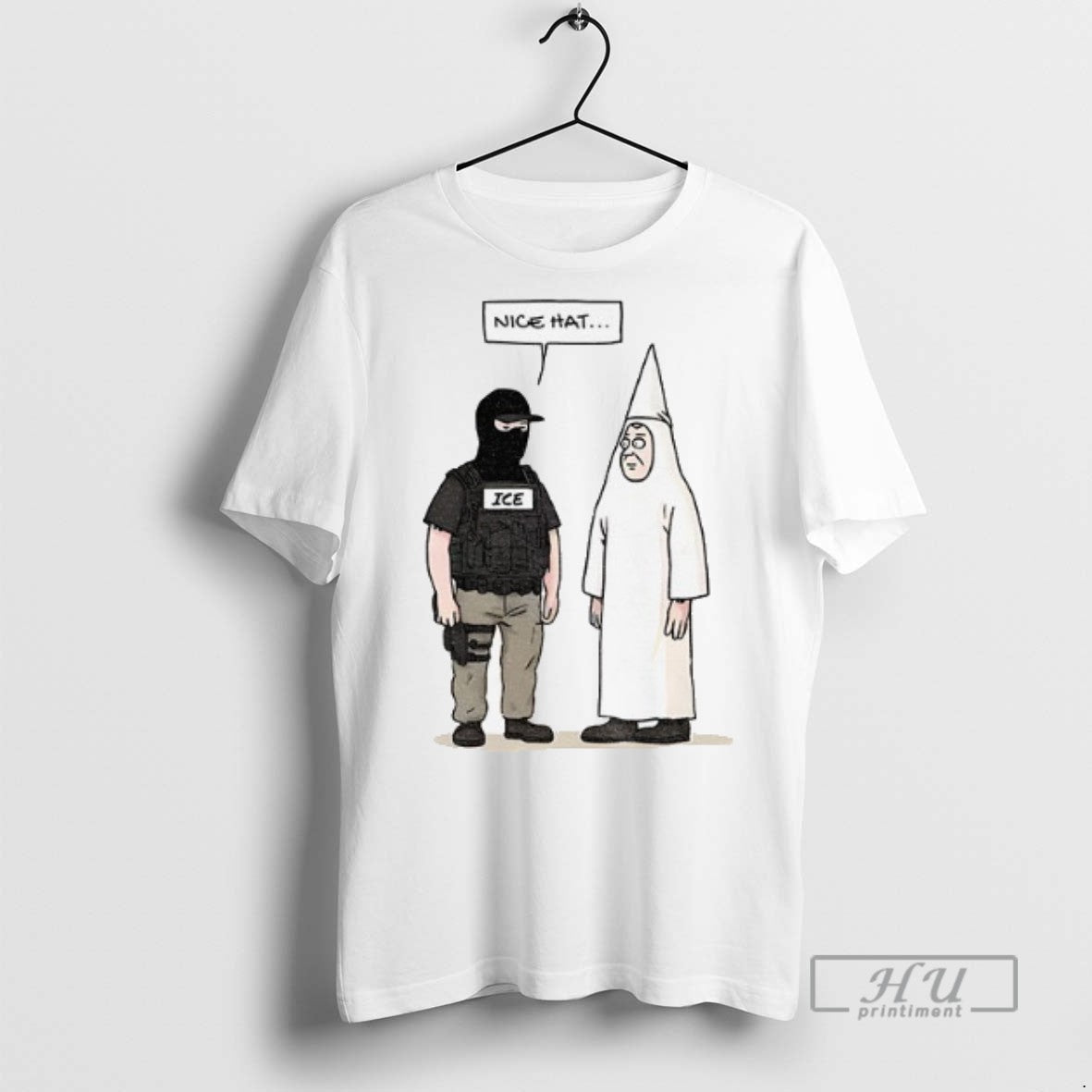 Trending Officials Subtle Fuck Trump Fuck Ice Nice Hat T Shirt Unisex T-shirt, Sweatshirt, Hoodie, Long Sleeve Tee - T-Shirt, Sweatshirt, Hoodie