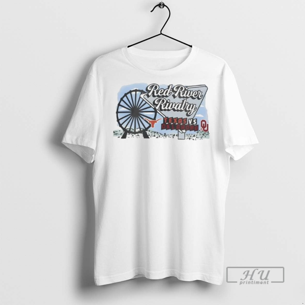 Trending Officials Texas Longhorns Vs Oklahoma Sooners River Rivalry T Shirt Unisex T-shirt, Sweatshirt, Hoodie, Long Sleeve Tee - T-Shirt, Sweatshirt, Hoodie
