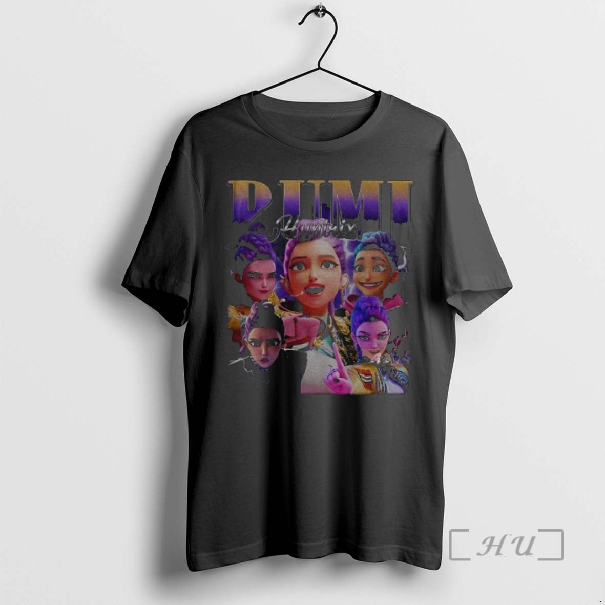 Trending Rumi Huntrix Kpop Demon Hunters 90s Bootleg - T-Shirt, Sweatshirt, Hoodie
