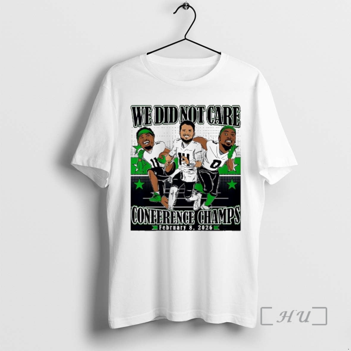 Trending Sam Darnold Jaxon Smith Njigba And Demarcus Lawrence Conference Champions Caricatures Premium T Shirts - T-Shirt, Sweatshirt, Hoodie
