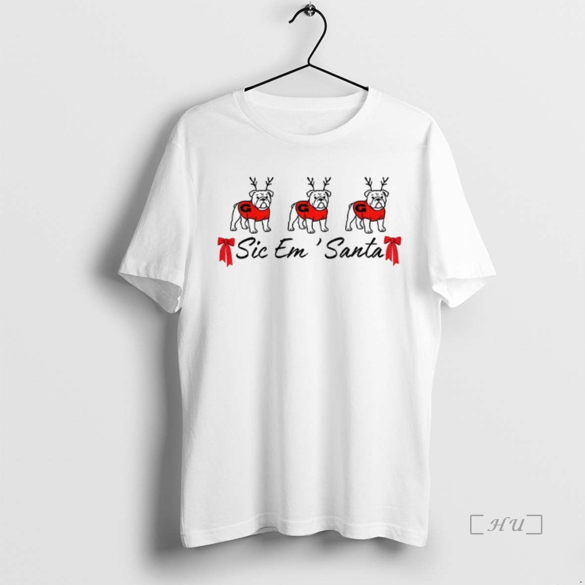 Trending Sic _e2_80_98em Santa Georgia Bulldogs Christmas - T-Shirt, Sweatshirt, Hoodie