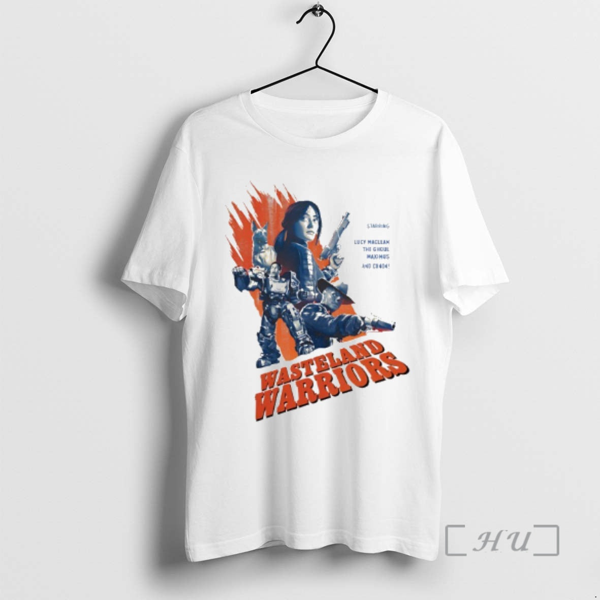 Trending Starring Lucy Maclean The Ghoul Maximus And Cx 404 Fallout Wasteland Warriors Premium - T-Shirt, Sweatshirt, Hoodie