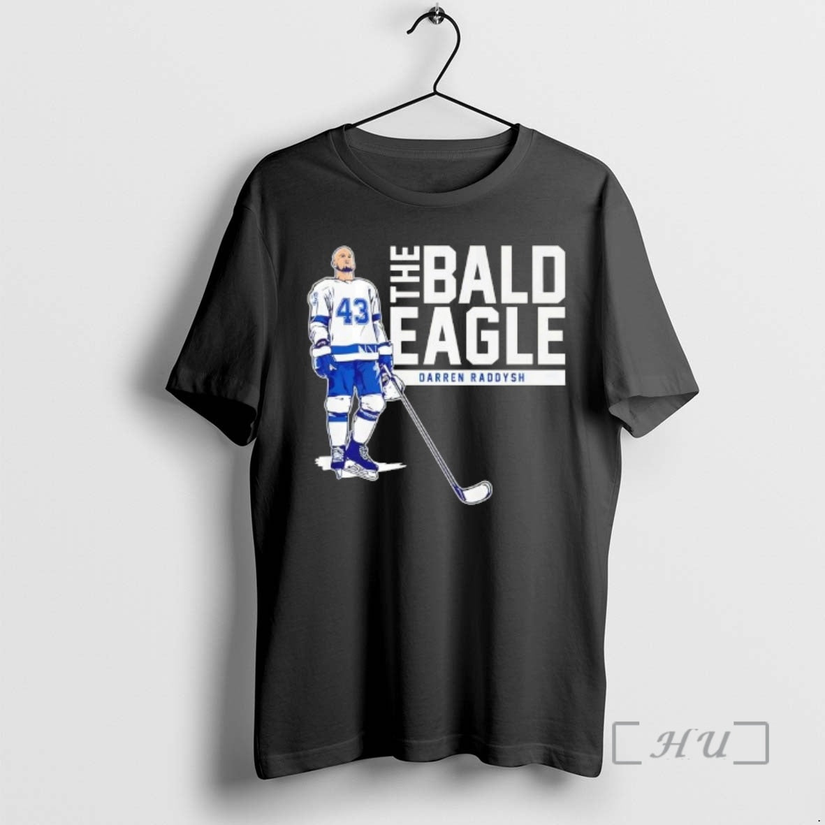 Trending Tampa Bay Lightning Hockey Darren Raddysh Bald Eagle - T-Shirt, Sweatshirt, Hoodie