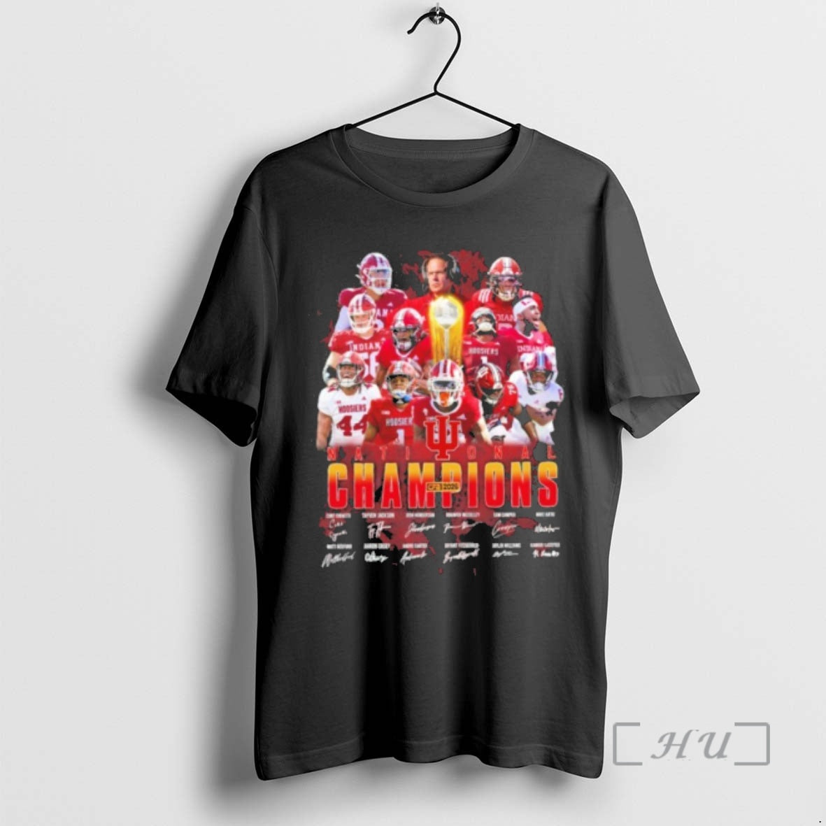 Trending Team Player National Champions Signature - T-Shirt, Sweatshirt, Hoodie