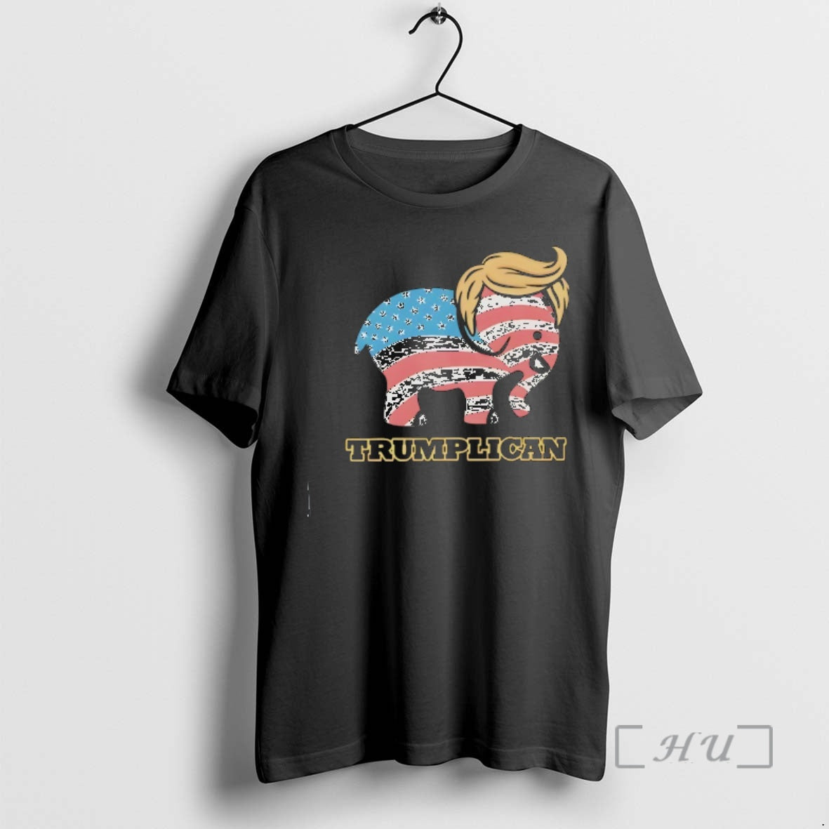 Trending Trumplican American Flag Elephant Logo - T-Shirt, Sweatshirt, Hoodie