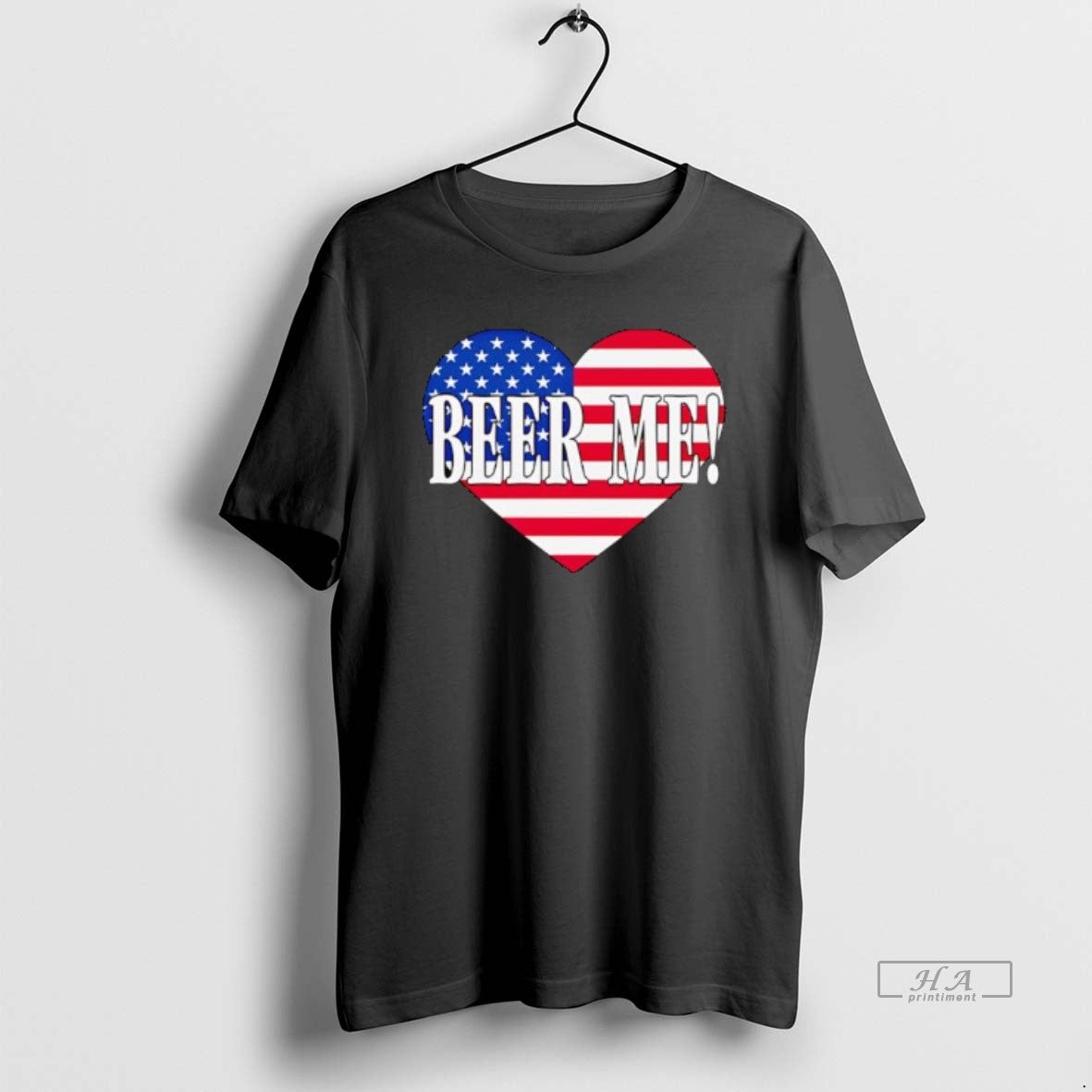 Trendy Beer Me Heart American Flag 2025 Unisex T-shirt, Sweatshirt, Hoodie, Long Sleeve Tee - T-Shirt, Sweatshirt, Hoodie
