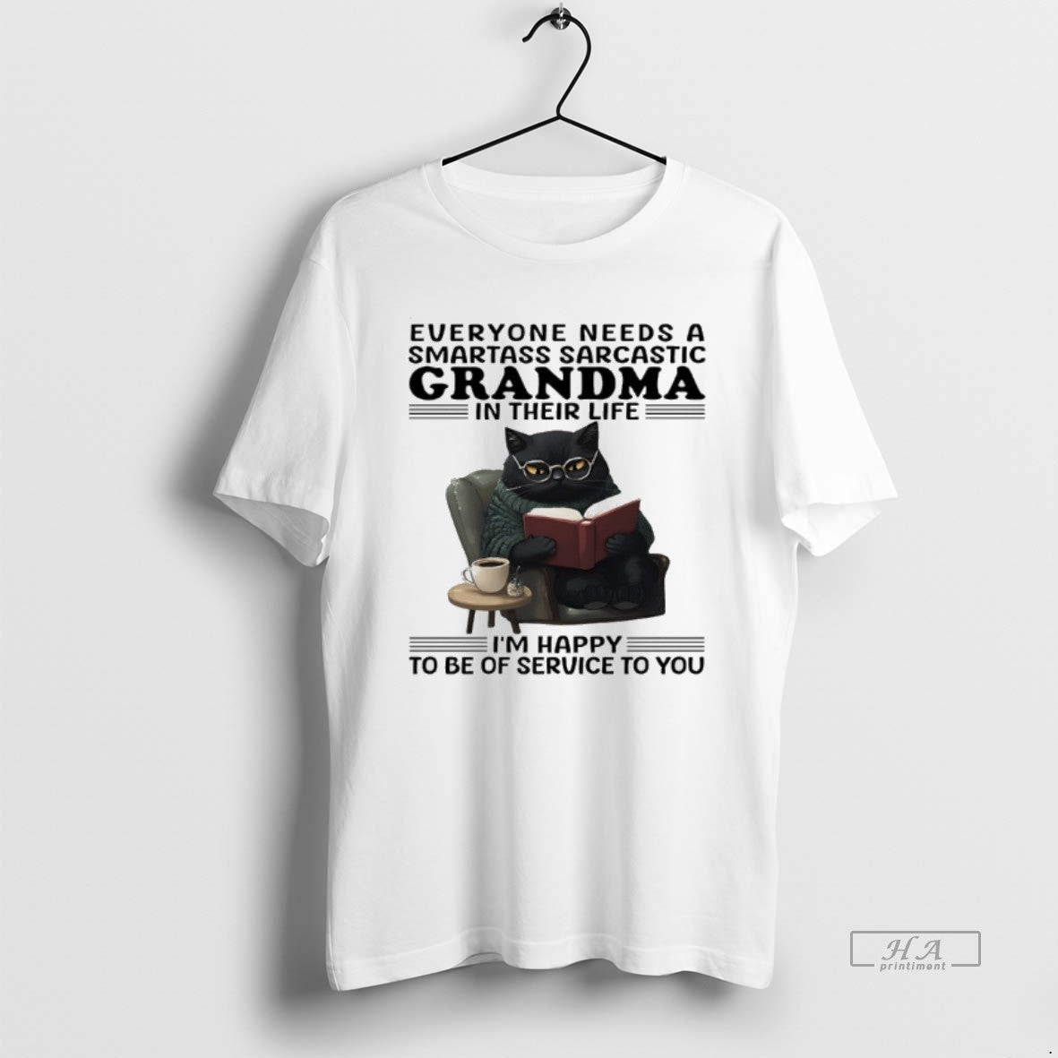 Trendy Cat Everyone Needs A Smartass Sarcastic - Adult & Kids T-Shirts, Sweatshirts & Hoodies apparel design preview 1
