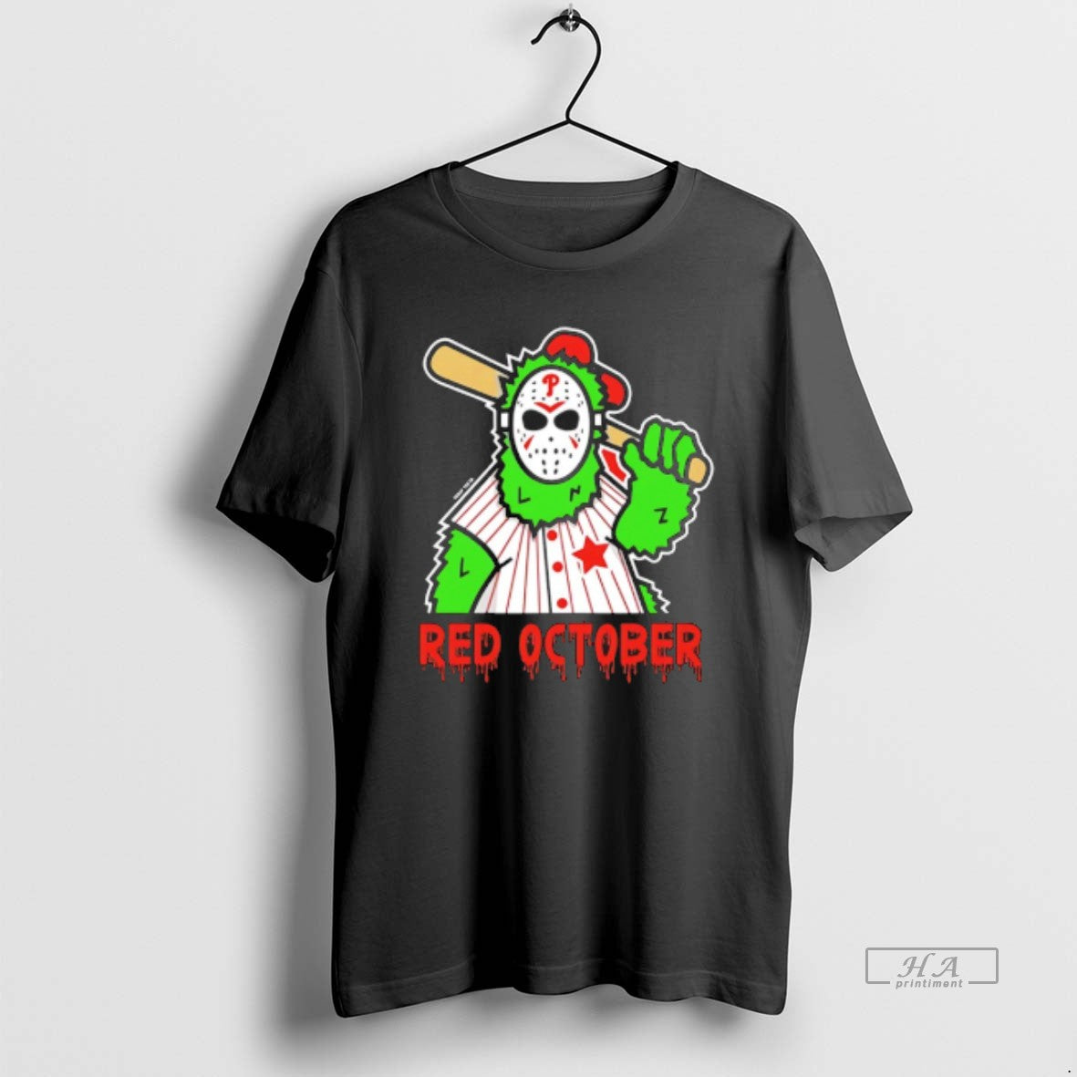 Trendy Friday 13th Phanatic Red October Phillies Unisex T-shirt, Sweatshirt, Hoodie, Long Sleeve Tee - T-Shirt, Sweatshirt, Hoodie