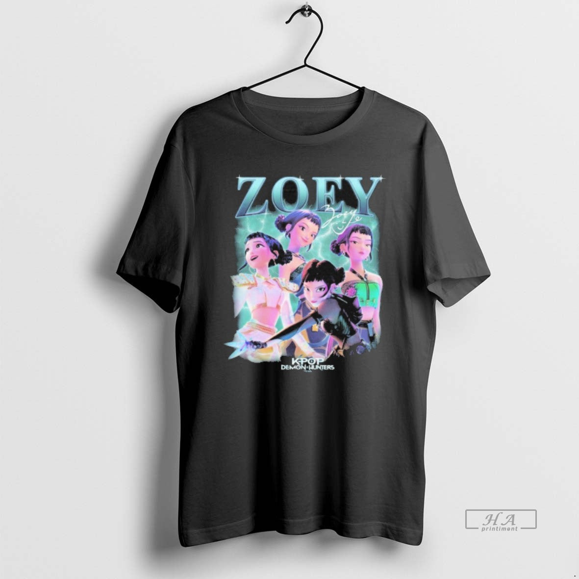 Trendy Kpop Demon Hunters Zoey Heartthrob Unisex T-shirt, Sweatshirt, Hoodie, Long Sleeve Tee - T-Shirt, Sweatshirt, Hoodie