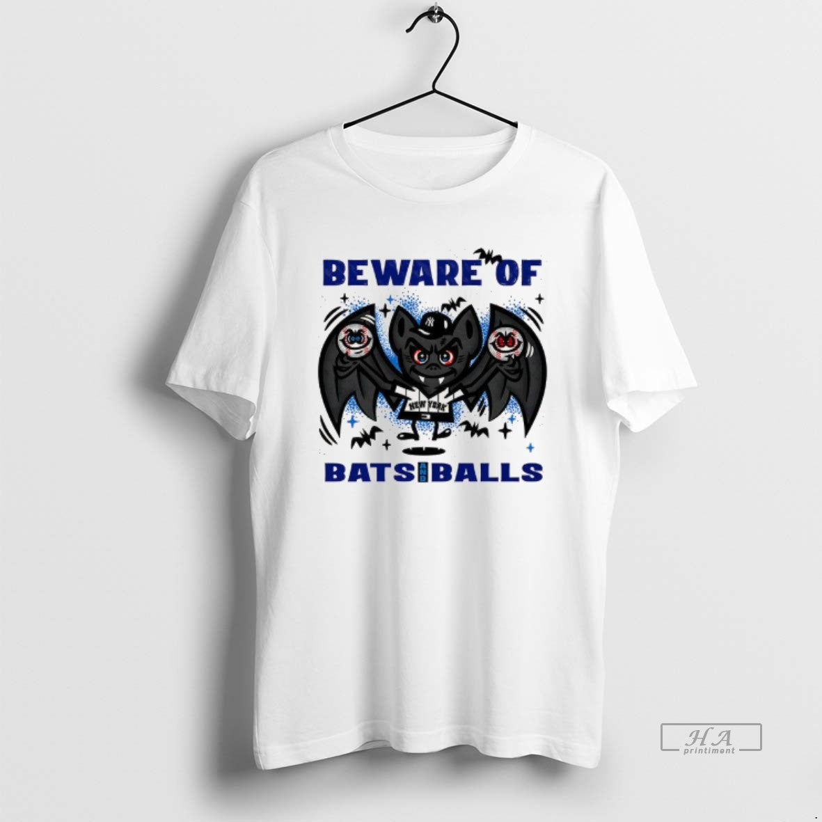 Trendy New York Yankees Baseball Beware Of Bats And Balls Halloween Unisex T-shirt, Sweatshirt, Hoodie, Long Sleeve Tee - T-Shirt, Sweatshirt, Hoodie