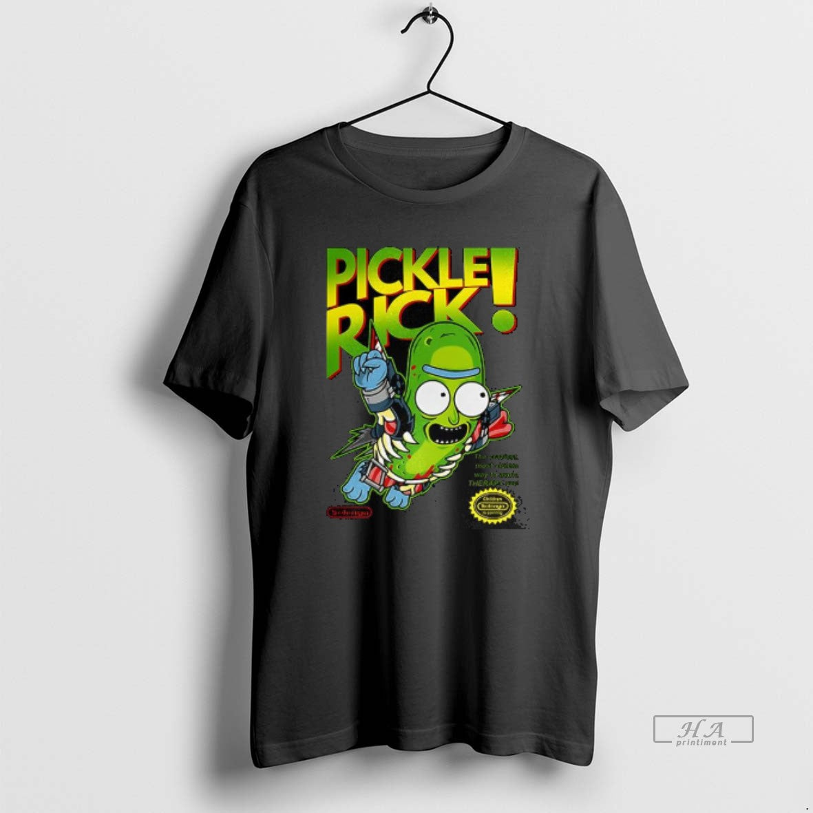 Trendy Pickle Rick Morty Super Solenya Bros The Craziest Most Violent Way To Avoid Therapy - T-Shirt, Sweatshirt, Hoodie