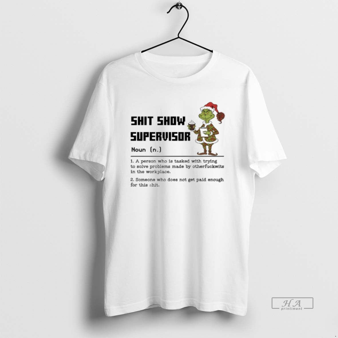 Trendy Shit Show Supervisor A Person Who Is Tasked - Adult & Kids T-Shirts, Sweatshirts & Hoodies apparel design preview 1