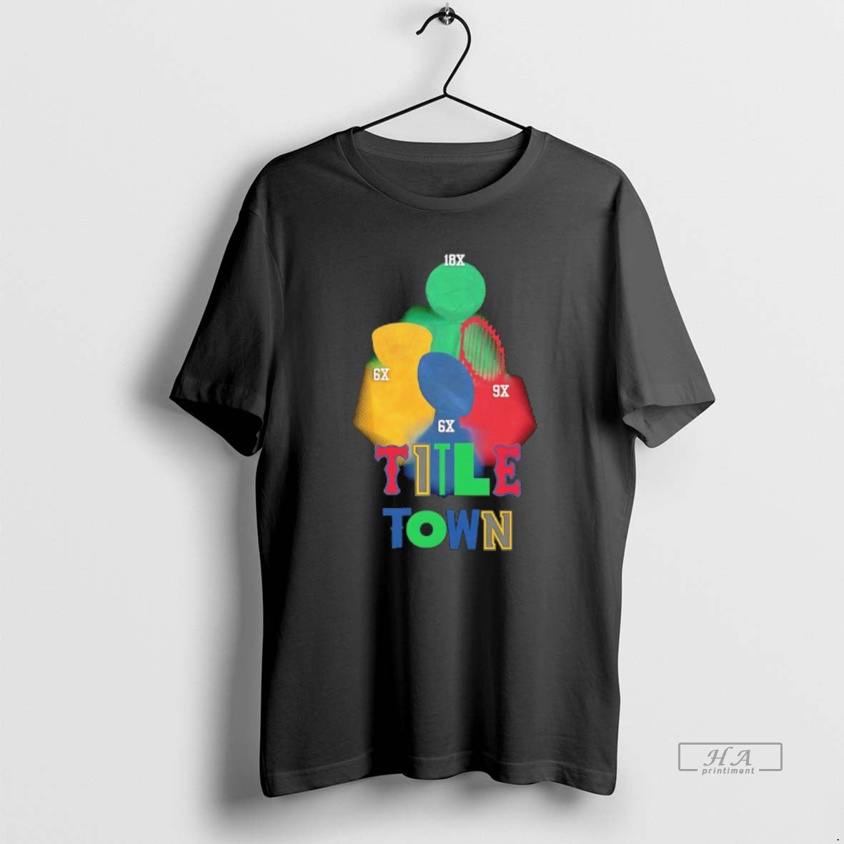 Trendy Title Town Boston City Sports 18x 6x 9x - Adult & Kids T-Shirts, Sweatshirts & Hoodies apparel design preview 1