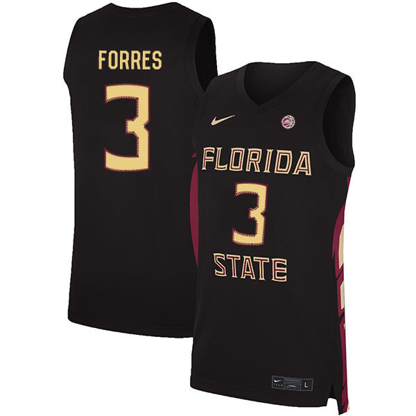 Trent Forrest 3 Black College Football Jersey football jersey product view 1
