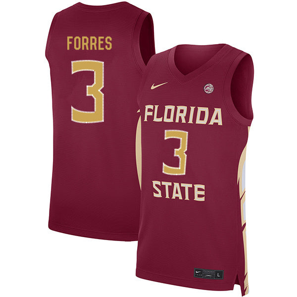 Trent Forrest 3 Red College Football Jersey football jersey product view 1